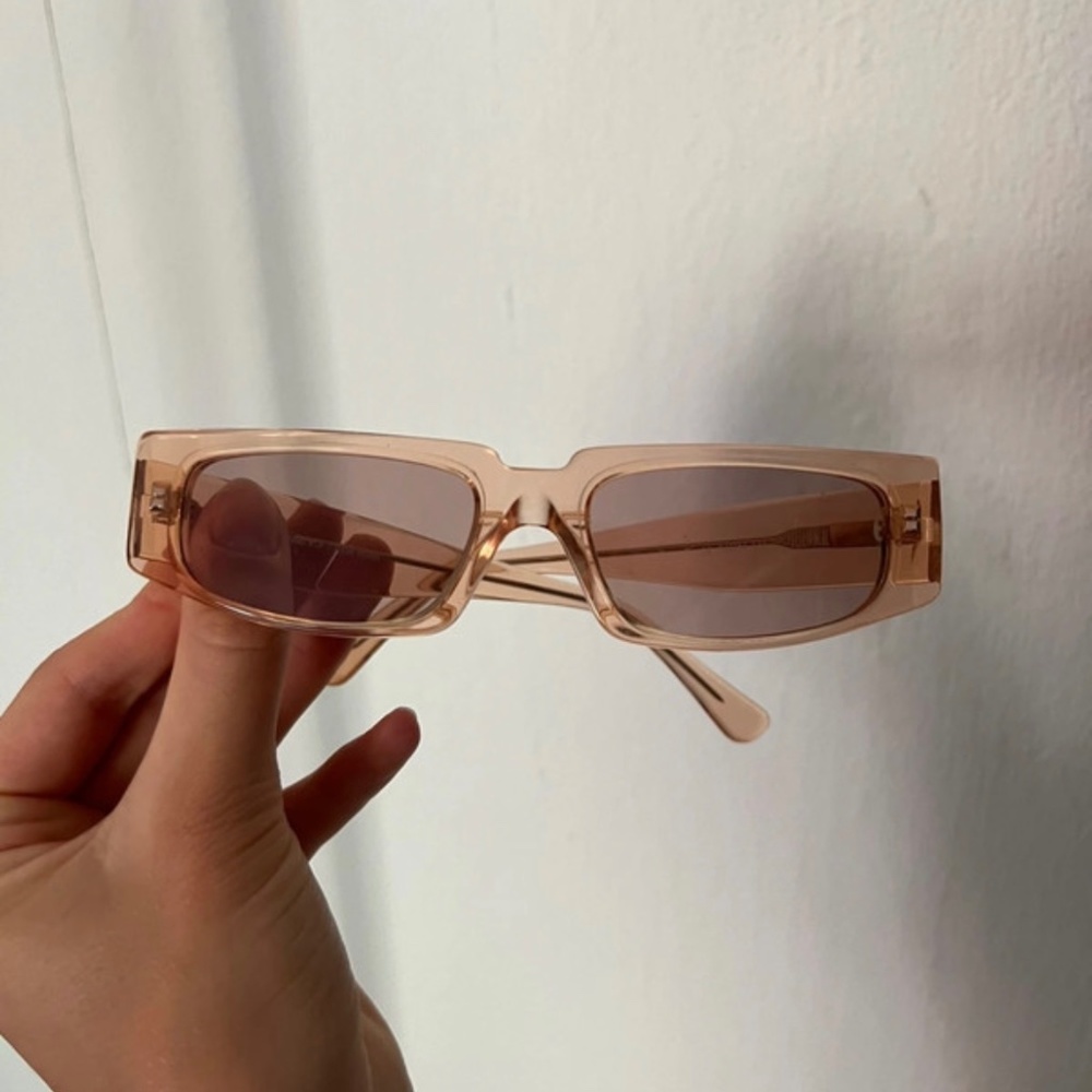 light pink sunglasses